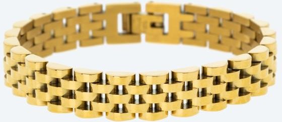 Armband Edelstahl vergoldet