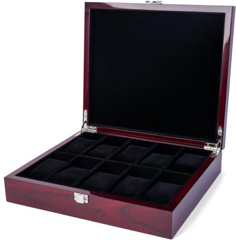 10er Uhrenbox Klavierlack