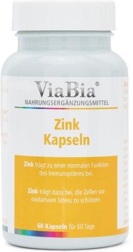 ViaBia Zink 60 Kapseln