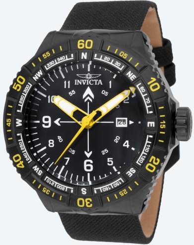 INVICTA Herrenuhr "Coalition Forces" schwarz