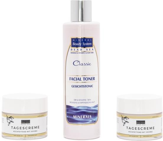 MBS 3er-Set Jojoba Tagescreme 2x50ml+Toner 1x250ml