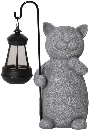 LED-Solar-Dekoration Katze