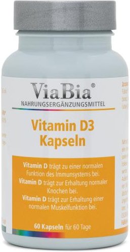 ViaBia Vitamin D 60 Kapseln