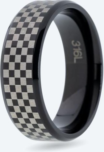 Ring Edelstahl bicolor