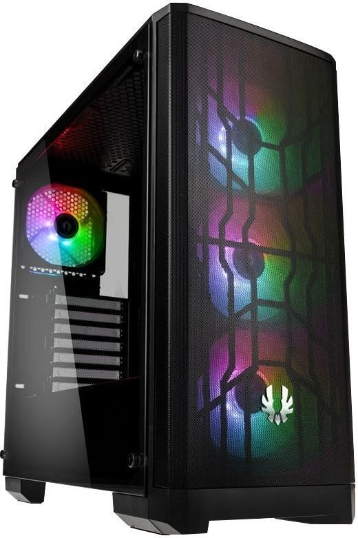 Bitfenix Pack Nova Mesh TG 4ARGB Cristal Templado USB 3.1 Negra + Fórmula Gold 750W 80+ Gold