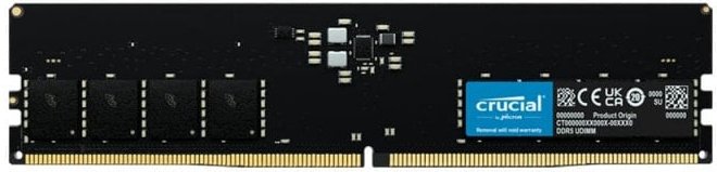 Crucial DDR5 4800MHz PC5-38400 8GB CL40