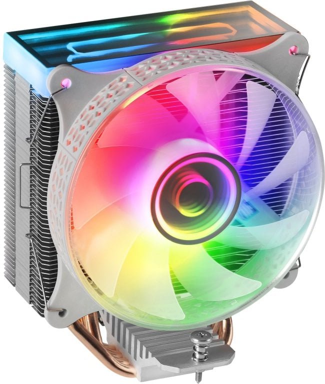 Mars Gaming MCPU-VR Doble ARGB Ventilador CPU 120mm Blanco