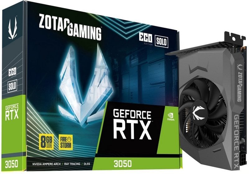 Zotac Gaming GeForce RTX 3050 ECO SOLO 8GB GDDR6