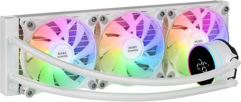 Mars Gaming ML-LCD360 Refrigeración Líquida AIO TDP 600W 3x Ventilador FDB ARGB Pantalla LCD Blanco