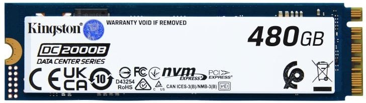 Kingston Technology DC2000B 480GB SSD M.2 PCI Express 4.0 NVMe 3D TLC