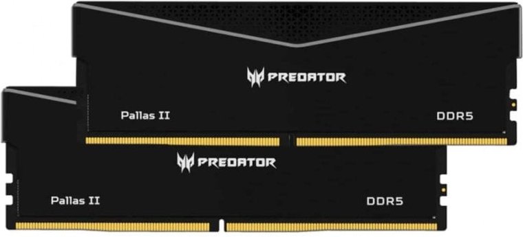 Acer Predator Pallas II DDR5 6000MHz 32GB 2x16GB CL32 Negra Intel XMP y AMD EXPO