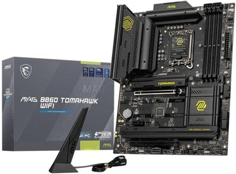 Placa Base MSI MAG B860 TOMAHAWK WIFI Intel B860 LGA 1851 DDR5 ATX Wi-Fi 7 PCIe 5.0 Thunderbolt 4