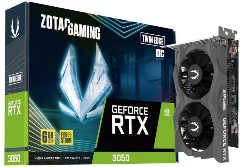 Zotac Gaming GeForce RTX 3050 TWIN EDGE OC 6GB GDDR6