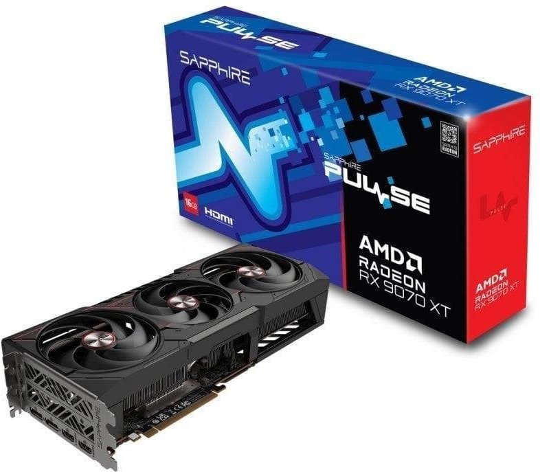Sapphire PULSE AMD Radeon RX 9070 XT 16GB GDDR6 FSR 4