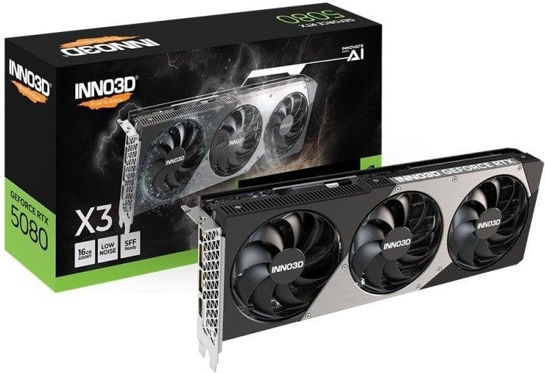 INNO3D GeForce RTX 5080 X3 16GB GDDR7 Reflex 2 RTX AI DLSS4