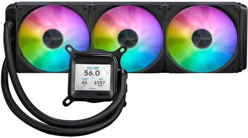 ASUS Prime LC 360 ARGB LCD Kit Refrigeración Líquida con Pantalla LCD 360mm Negro