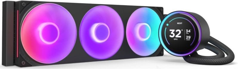 NZXT Kraken Elite 360 RGB Kit Refrigeración Líquida con Pantalla IPS 360mm Negro
