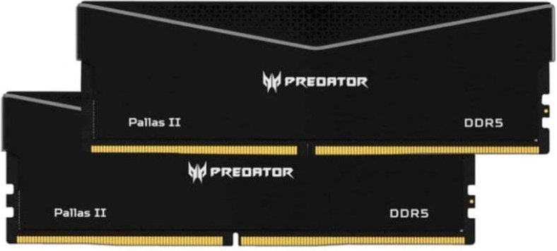 Acer Predator Pallas II DDR5 6000MHz 32GB 2x16GB CL34 Negra Intel XMP 3.0 / AMD EXPO