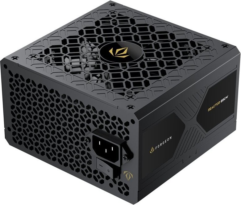 Forgeon Reactor 850W Cybenetics Platinum ATX 3.1 PCIe 5.1 Full Modular Fuente de Alimentación Negra