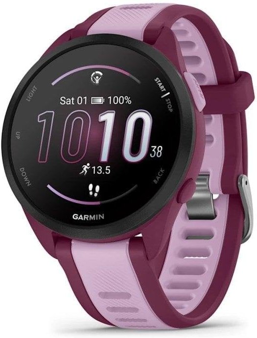 Garmin Forerunner 165 Music Reloj Inteligente Running GPS AMOLED con Garmin Pay Lila