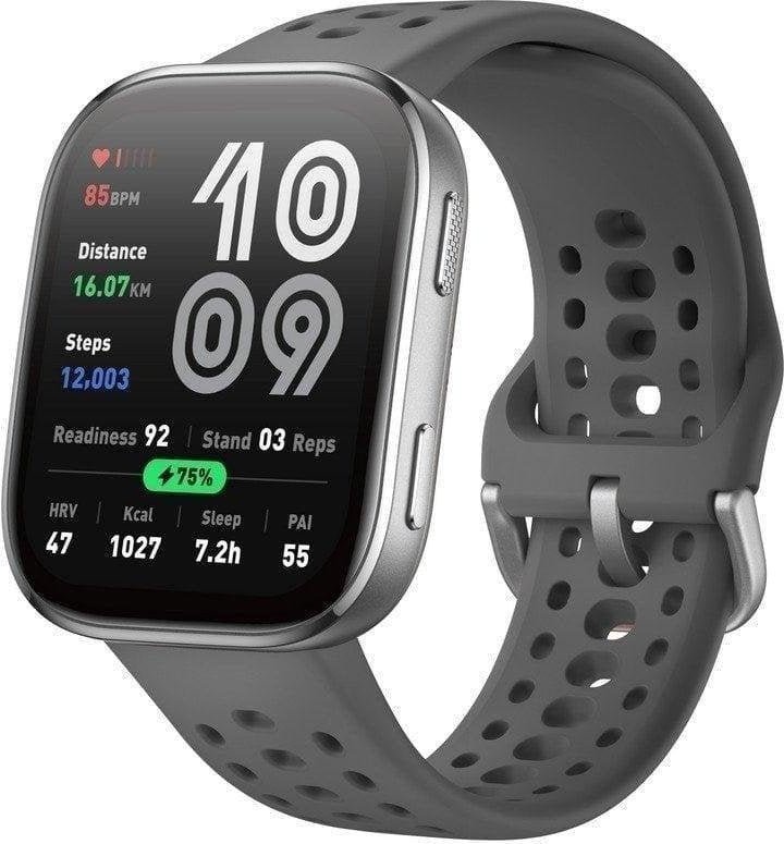 Amazfit Bip 6 Reloj Smartwatch 1.97" 2000nits Mapas Offline 140 Deportes Gris Oscuro