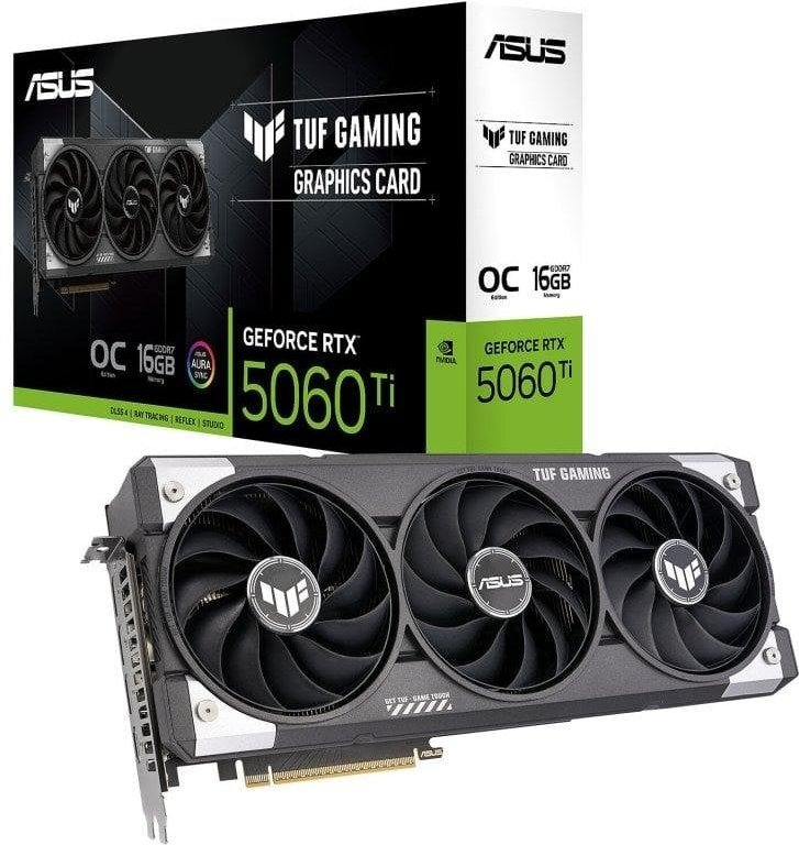 ASUS TUF GAMING GeForce RTX 5060 Ti OC Edition 16GB GDDR7 Reflex 2 RTX AI DLSS4