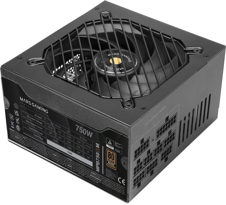 Mars Gaming Mpb750sim Fuente Alimentación Modular Atx 750w 80 Plus Bronze Negro