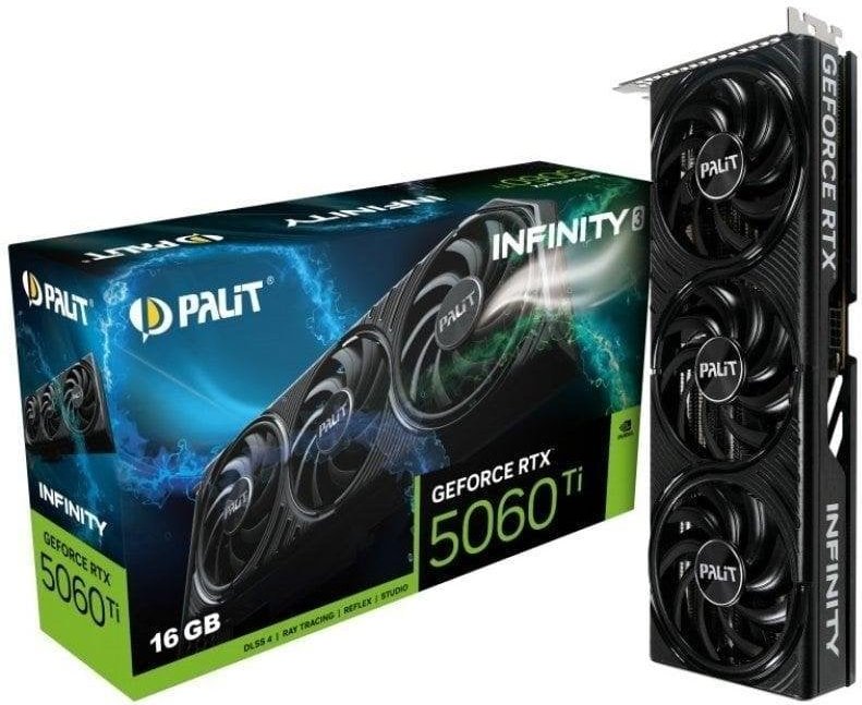 Palit GeForce RTX 5060 Ti Infinity 3 16GB GDDR7 Reflex 2 RTX AI DLSS4