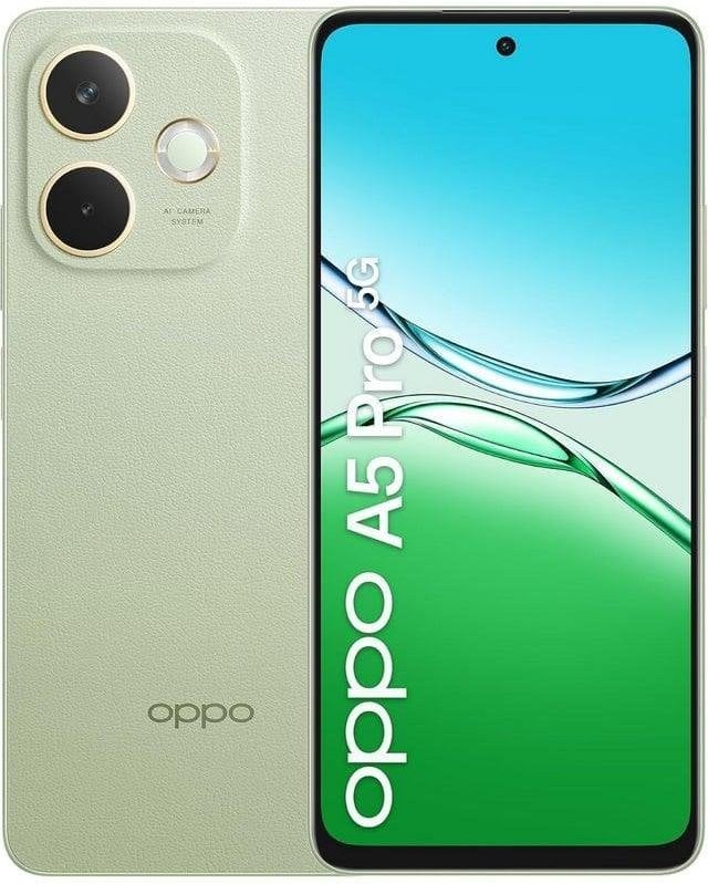OPPO A5 Pro 5G 8GB 256GB Verde Oliva 6,67" Batería 5800 mAh