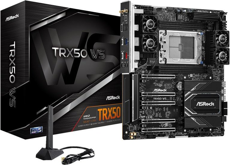 Placa Base Asrock AMD TRX50 sTR5 E-ATX TRX50 WS DDR5 WiFi 6E Multi-GPU PCIe 5.0