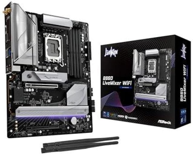 Placa Base Asrock B860 LGA 1851 ATX B860 LiveMixer WiFi DDR5 PCIe 4.0