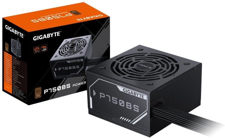 Fuente de Alimentación GIGABYTE 750W 80 PLUS Bronze P750BS Protección avanzada PCI-E 6+2 Pin x4