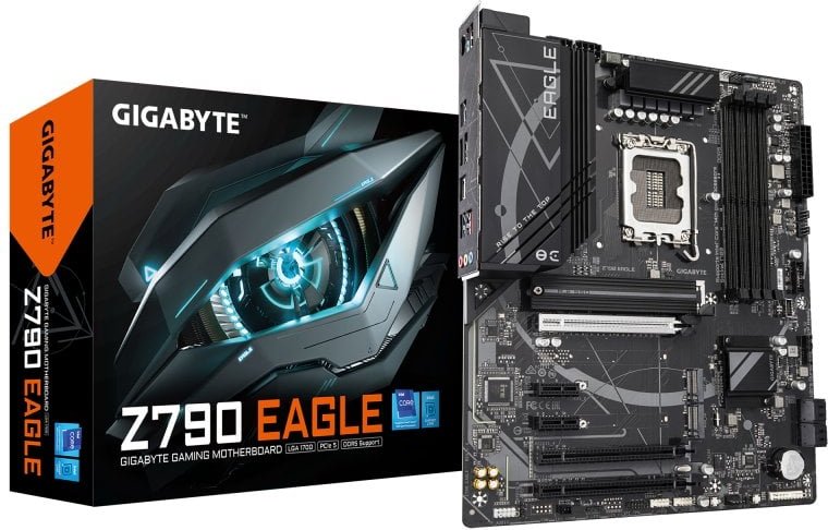 Placa Base Gigabyte Z790 LGA1700 ATX Z790 EAGLE DDR5 PCIe 5.0 3xM.2 LAN 2.5GbE USB 3.2