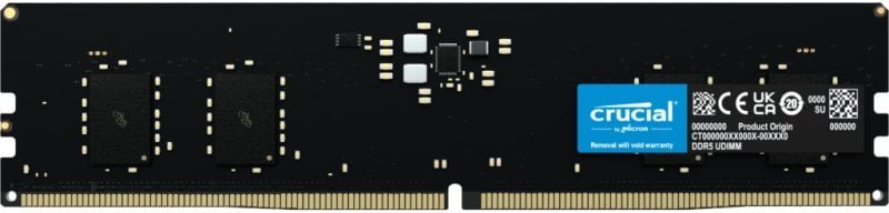 Memoria RAM Crucial 8GB DDR5 5600MHz ECC Unbuffered