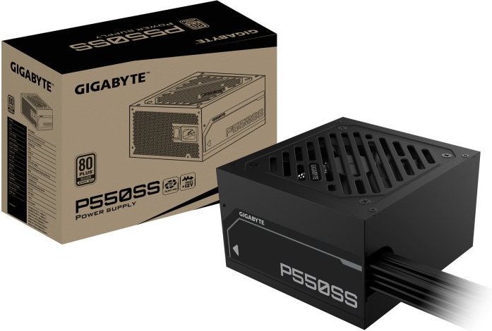 Fuente de Alimentación Gigabyte 550W 80 PLUS Silver ATX 3.1 No Modular Protección Avanzada