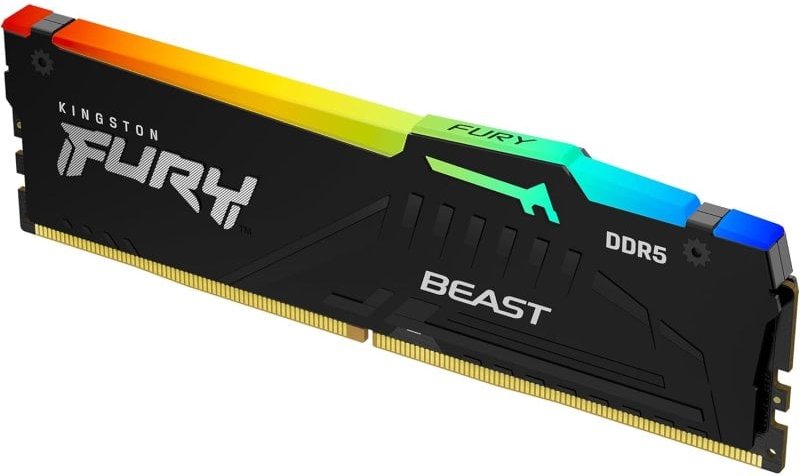 Memoria RAM Kingston FURY Beast RGB DDR5 6000MHz 16GB CL30 AMD EXPO