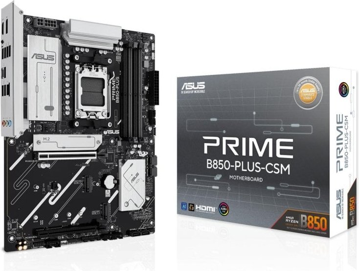 Placa base ASUS PRIME B850-PLUS-CSM AM5 DDR5 256GB M.2 PCIe 5.0 ATX LAN 2.5GbE