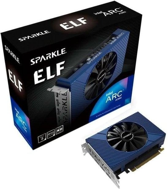 Tarjeta Gráfica Sparkle Technology Intel Arc A380 ELF 6GB GDDR6 8K XeSS AV1 PCIe 4.0