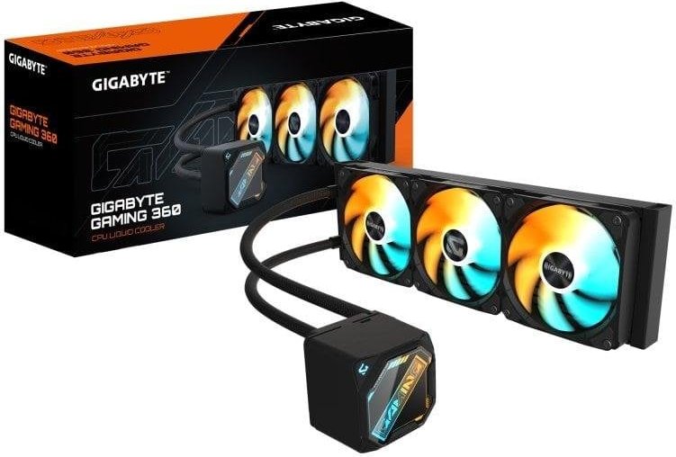 Refrigeración Líquida GIGABYTE GAMING 360 360mm 3 Ventiladores ARGB Deslizante Daisy-Chain