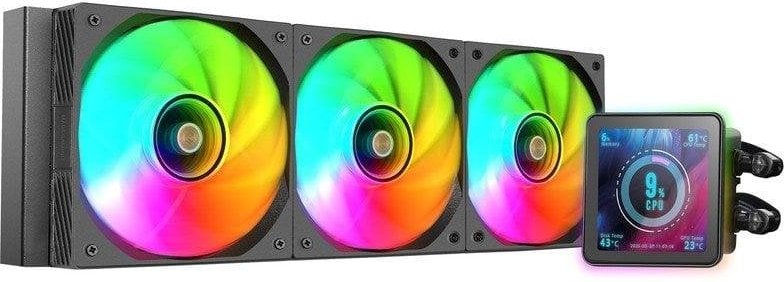 Mars Gaming Ml-visionpro360 Refrigeración Líquida Aio Tdp 600w 3x Ventiladores Argb Pantalla Negro