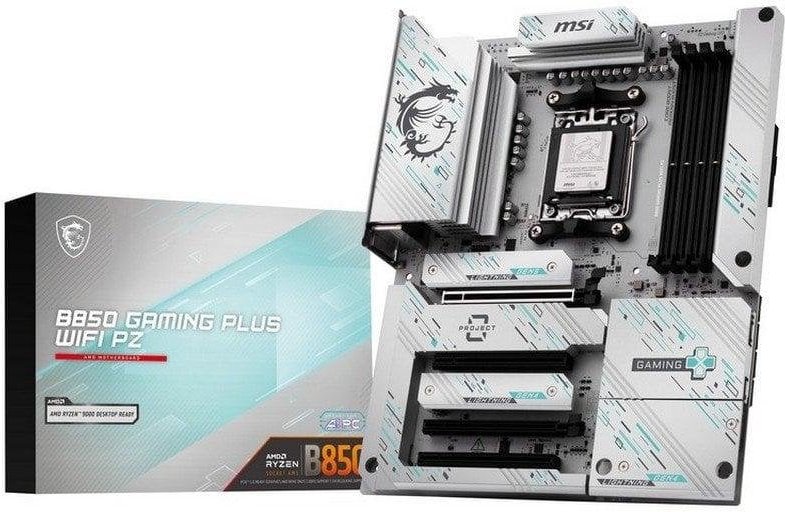 Placa Base MSI B850 GAMING PLUS WIFI PZ B850 AM5 DDR5 ATX WiFi 7 PCIe 5.0 5GbE M.2 RGB