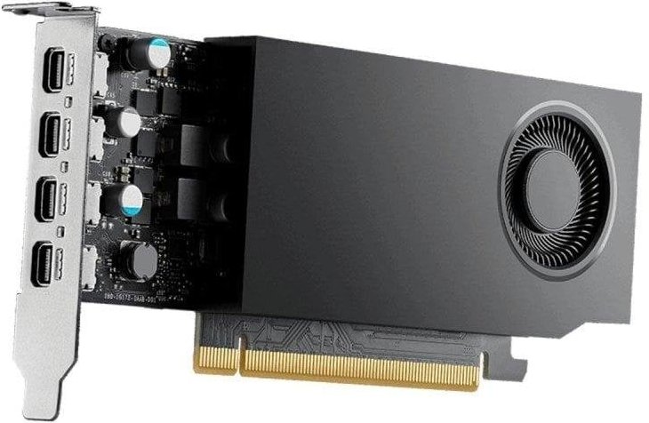 Tarjeta gráfica PNY RTX A400 4GB GDDR6 Low Profile PCIe x8 Compacta