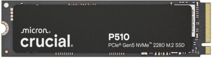 SSD Crucial P510 2TB M.2 PCIe 5.0 NVMe 10000MB/s 8700MB/s TLC Negro