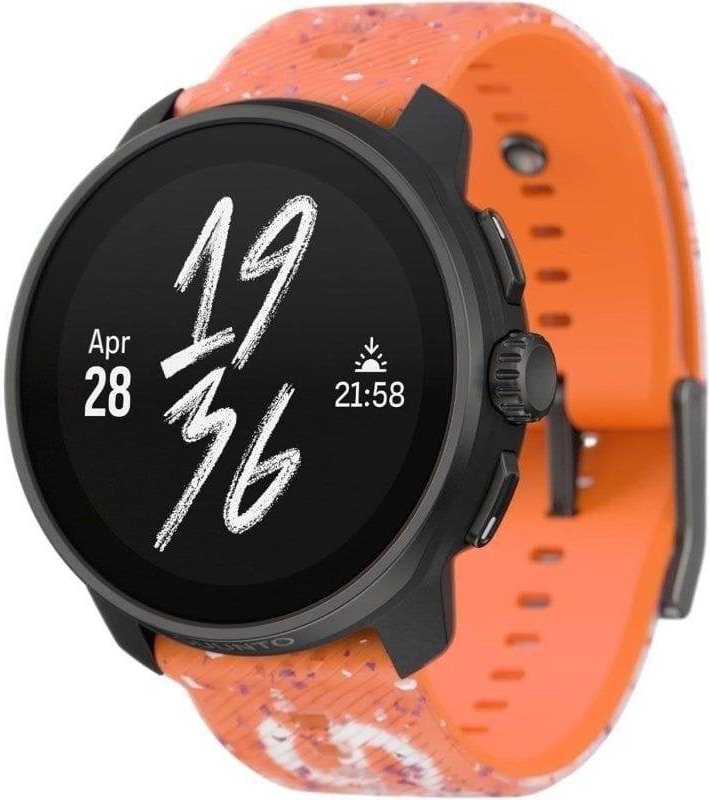 Smartwatch Suunto Race S GPS 45mm 1.32" AMOLED Sensor SpO2 Multideporte Correa Naranja