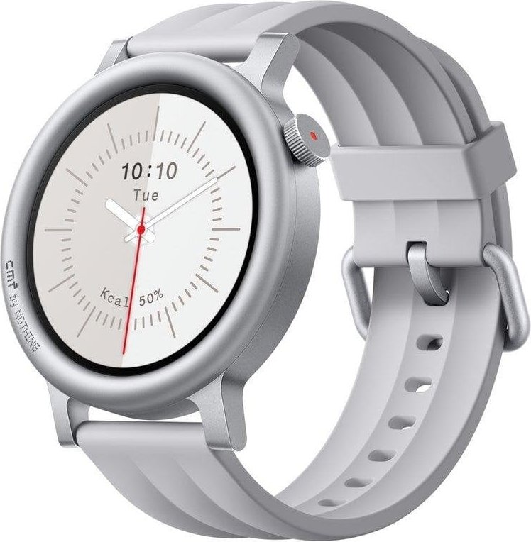 Smartwatch CMF by Nothing Watch 3 Pro Pantalla AMOLED 1.43", GPS doble banda, 13 días duración batería Gris Claro