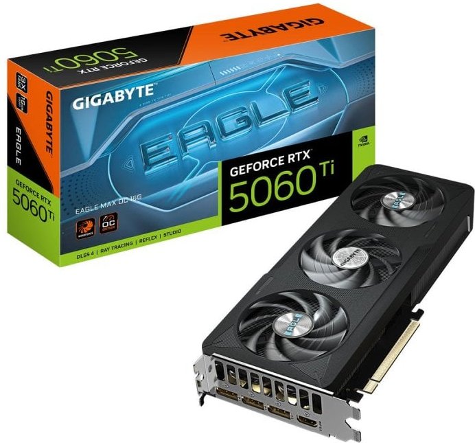 Tarjeta Gráfica GIGABYTE GeForce RTX 5060 Ti EAGLE MAX OC 16GB GDDR7 overclocking
