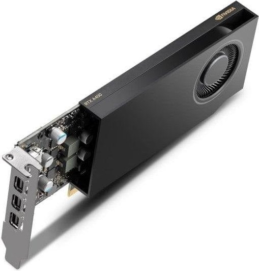 Tarjeta Gráfica PNY RTX A400 4GB GDDR6 low-profile PCIe 4.0 profesional