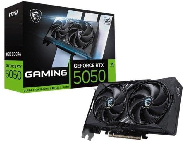 Tarjeta Grafica GeForce RTX 5050 8GB GDDR6 Gaming OC 2 Ventiladores