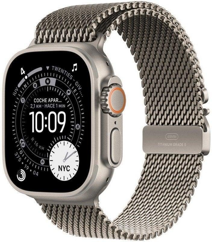 Apple Watch Ultra 3 GPS+Cellular 49mm Titanio Natural Pulsera Milanese Loop Titanio Natural Mediana