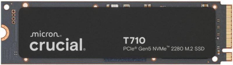 Disco Duro Crucial 2 TB SSD M.2 14500 MB/s T710 Gen5 NVMe + Difusor térmico opcional